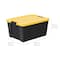 Iris® 45 Qt. Yellow, Plastic Storage Bins, 4 Ct